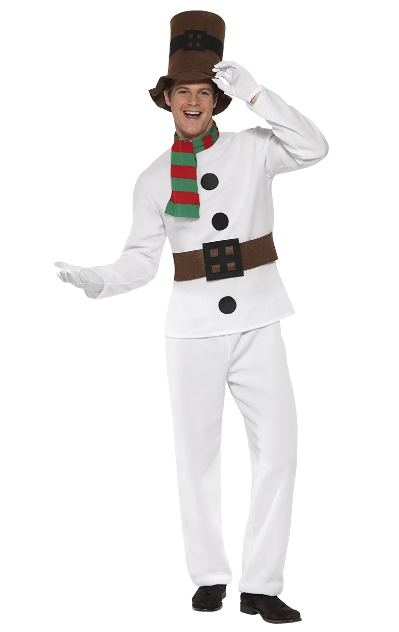 Adult Snowman Suit Costume