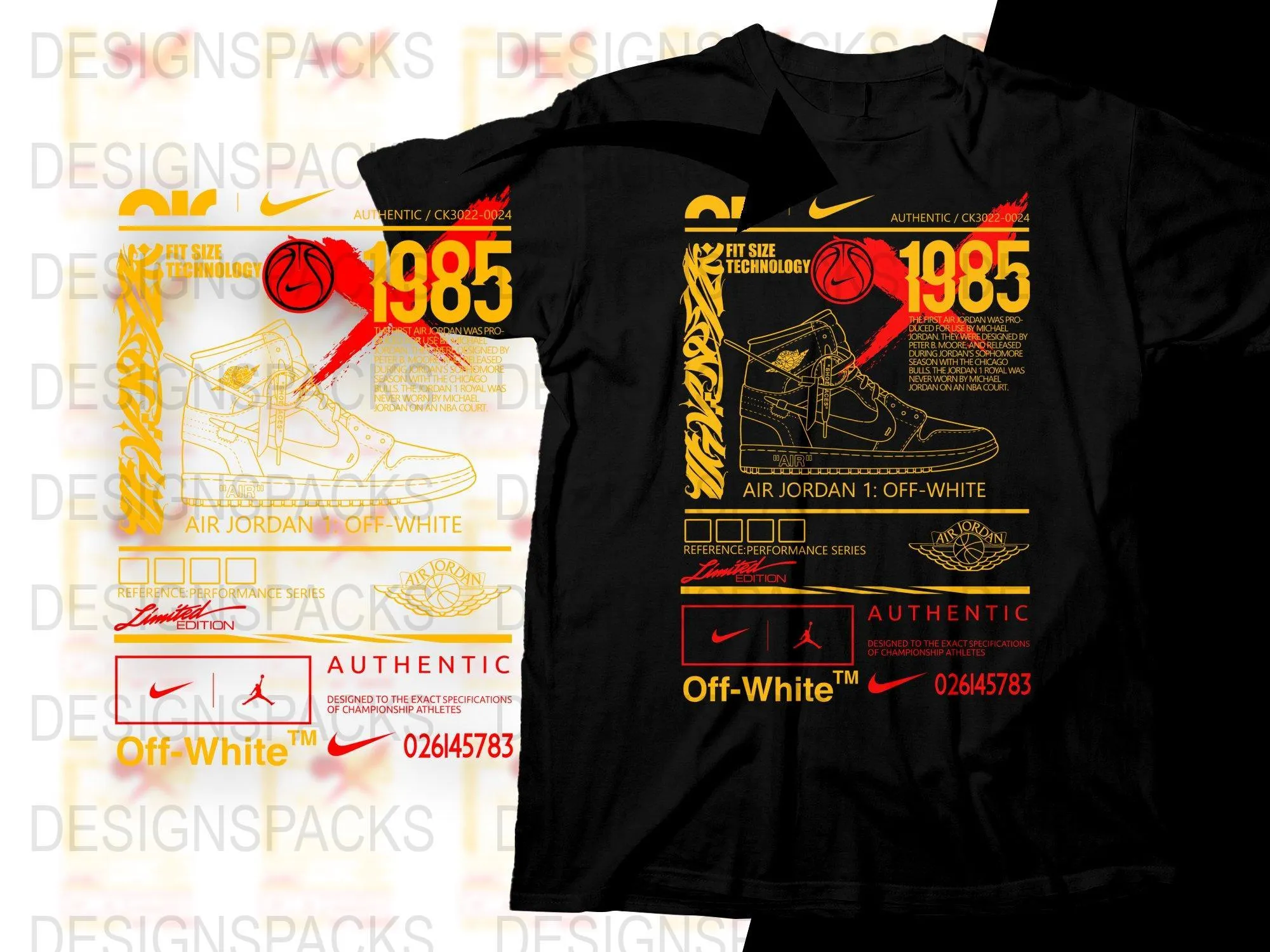 Air Sport Brand 1 1985 Authentic Off Png Digital Download
