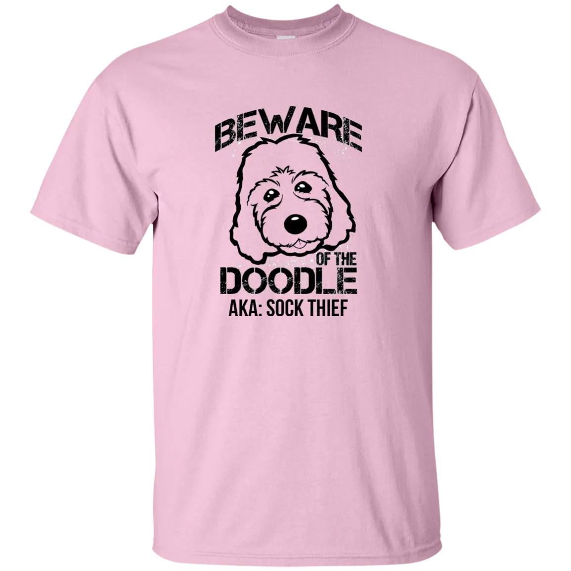 Beware of the Doodle aka Sock Thief (Basic Tee)