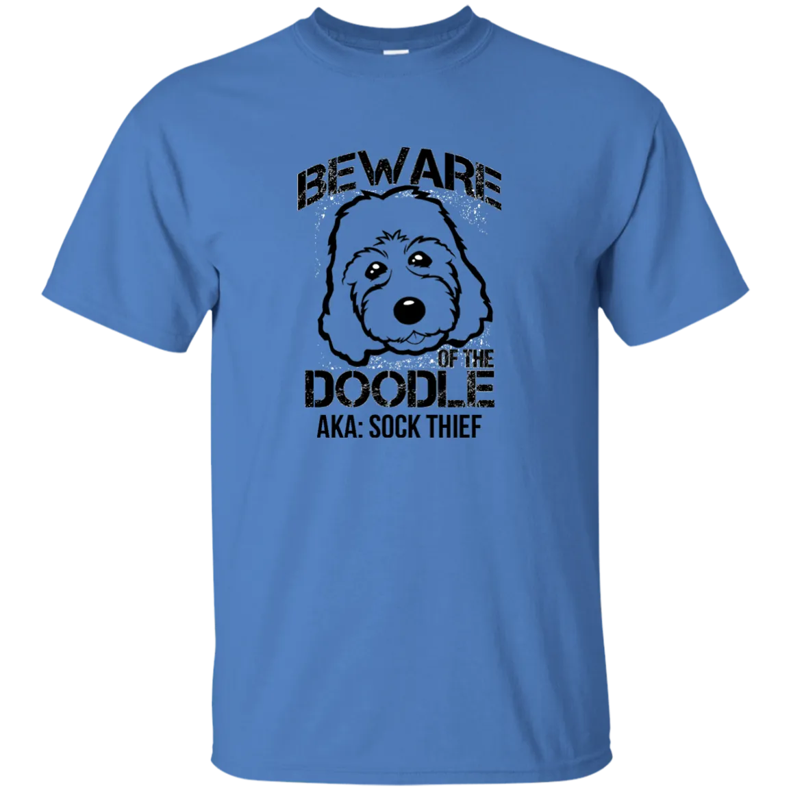 Beware of the Doodle aka Sock Thief (Basic Tee)