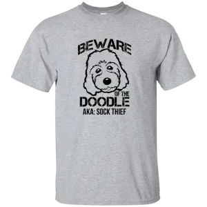 Beware of the Doodle aka Sock Thief (Basic Tee)