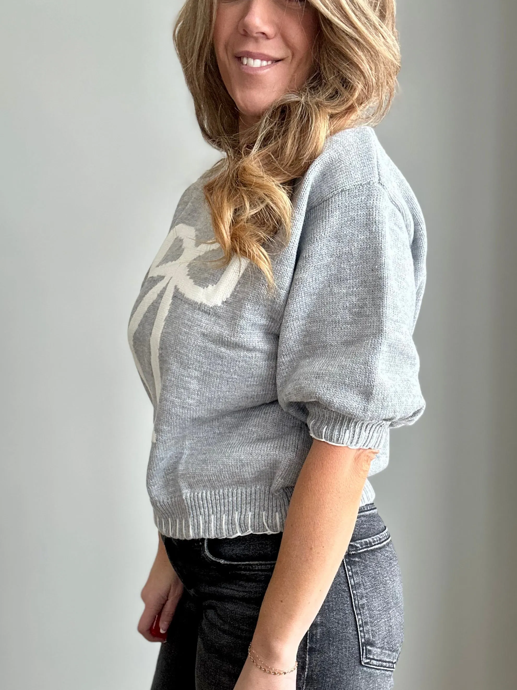 Bow-Detail Sweater