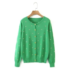 Bow Knit Cardigan