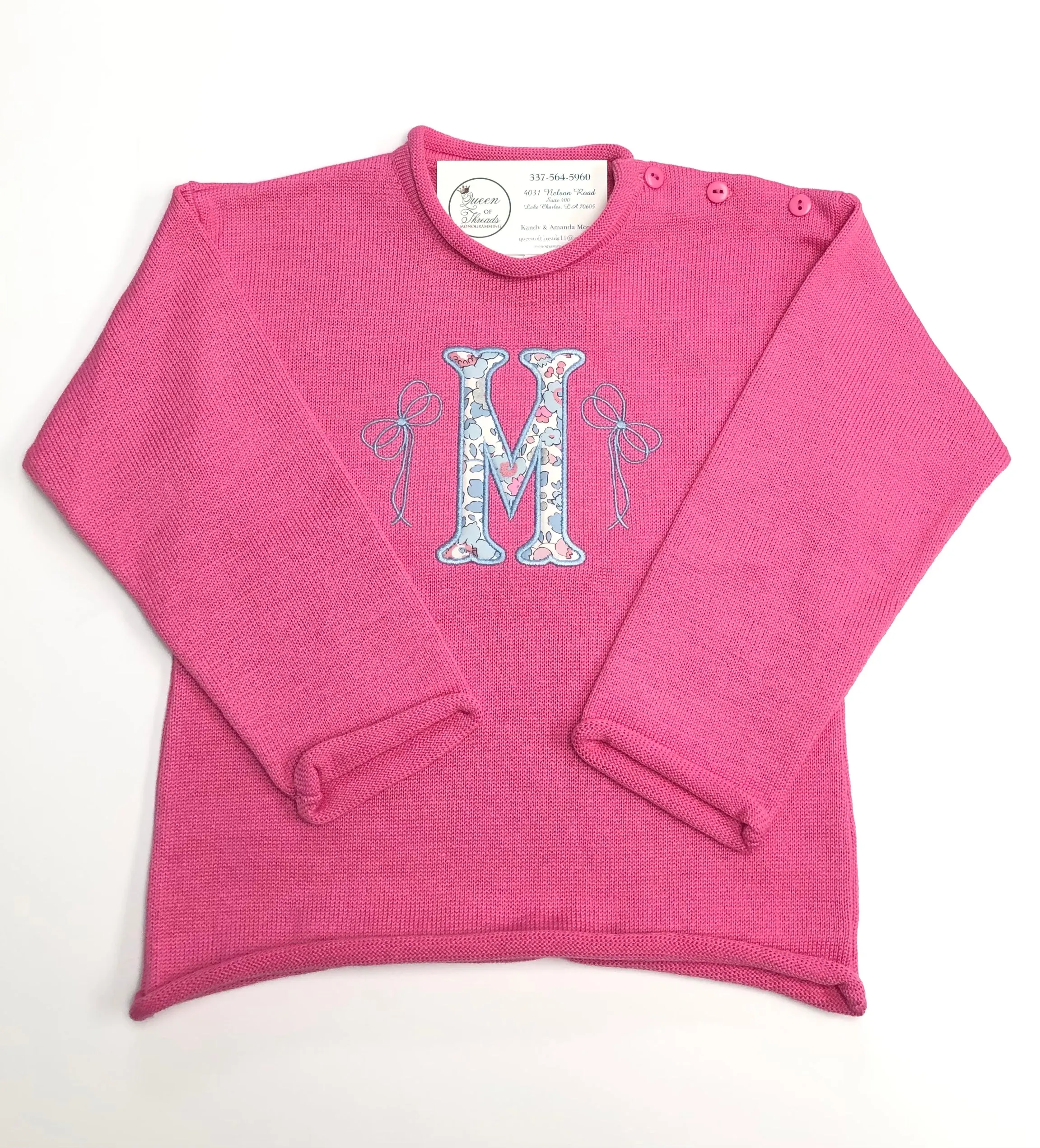 Bubblegum Pink Roll Neck Sweater