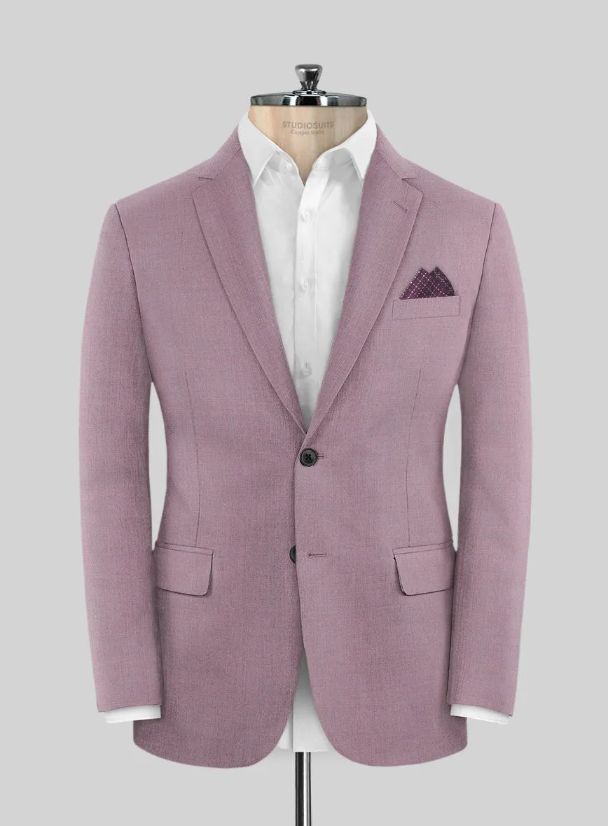 Caccioppoli Sun Dream Oriental Pink Wool Silk Suit