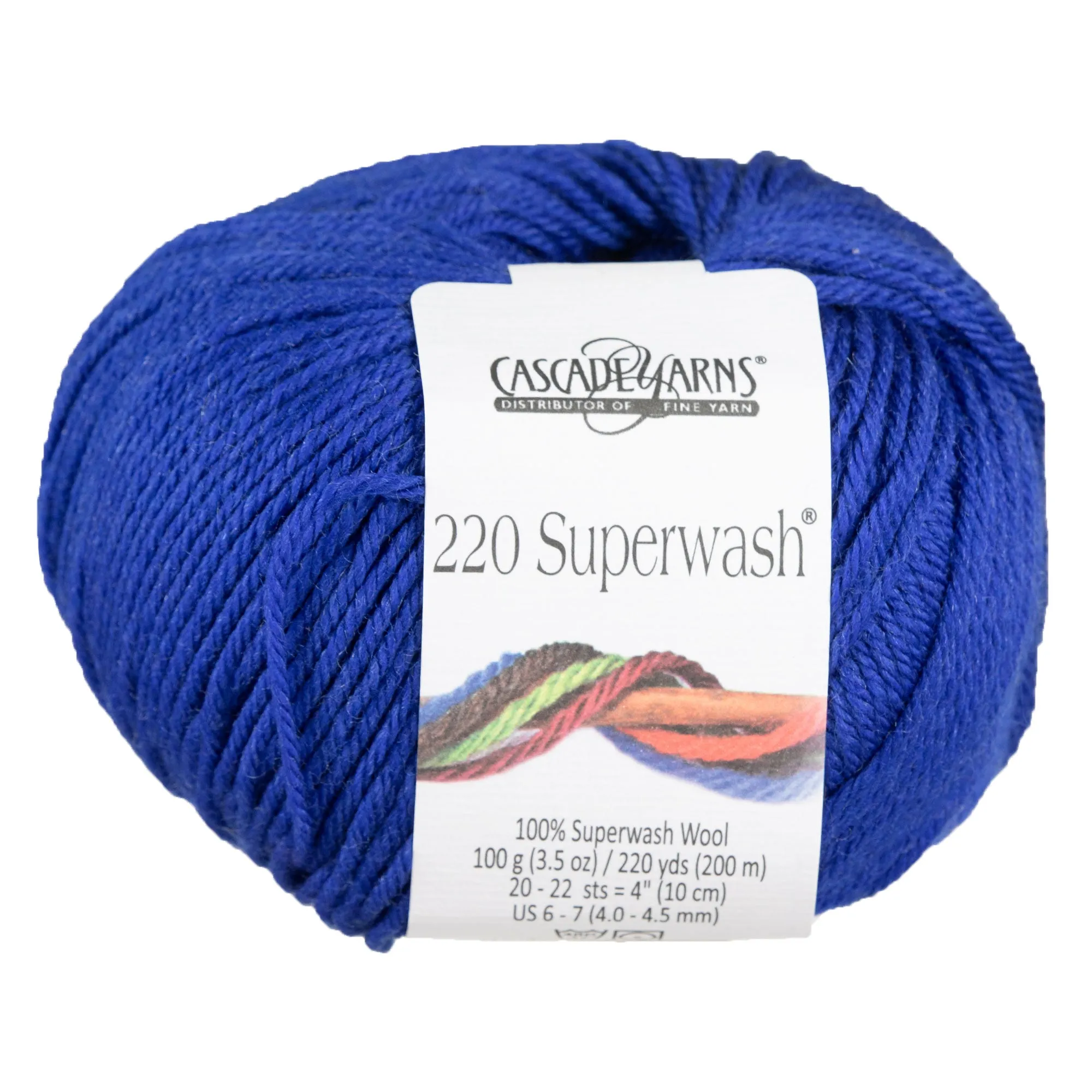 Cascade Yarns 220 Superwash Yarn - 1925 Cobalt Heather