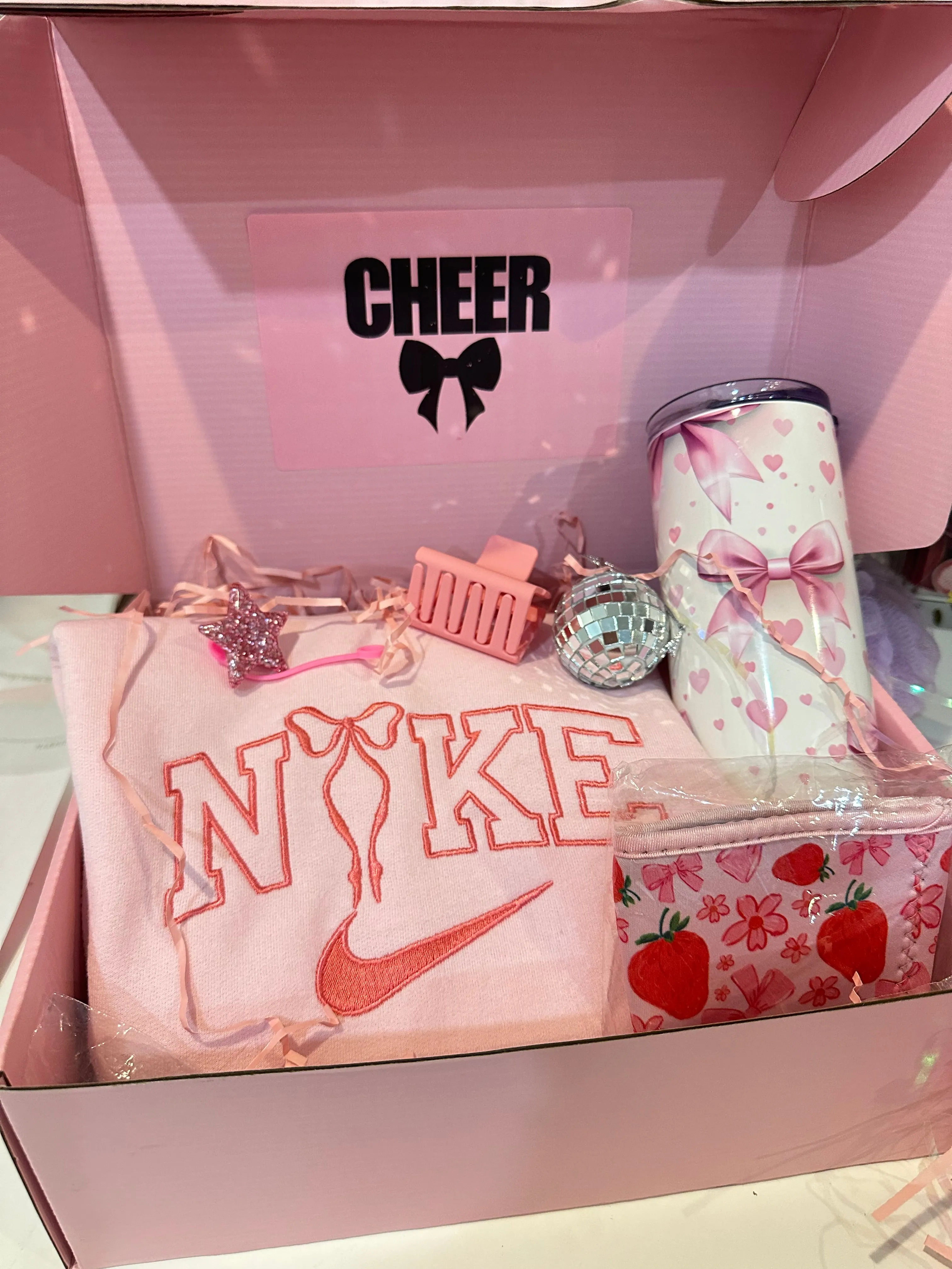 Cheer Gift Box, Valentine Day Gift Basket, Valentine's Day Gift for Her, Valentine Package, Gift Box Girlfriend, Gift basket Mom (Copy)