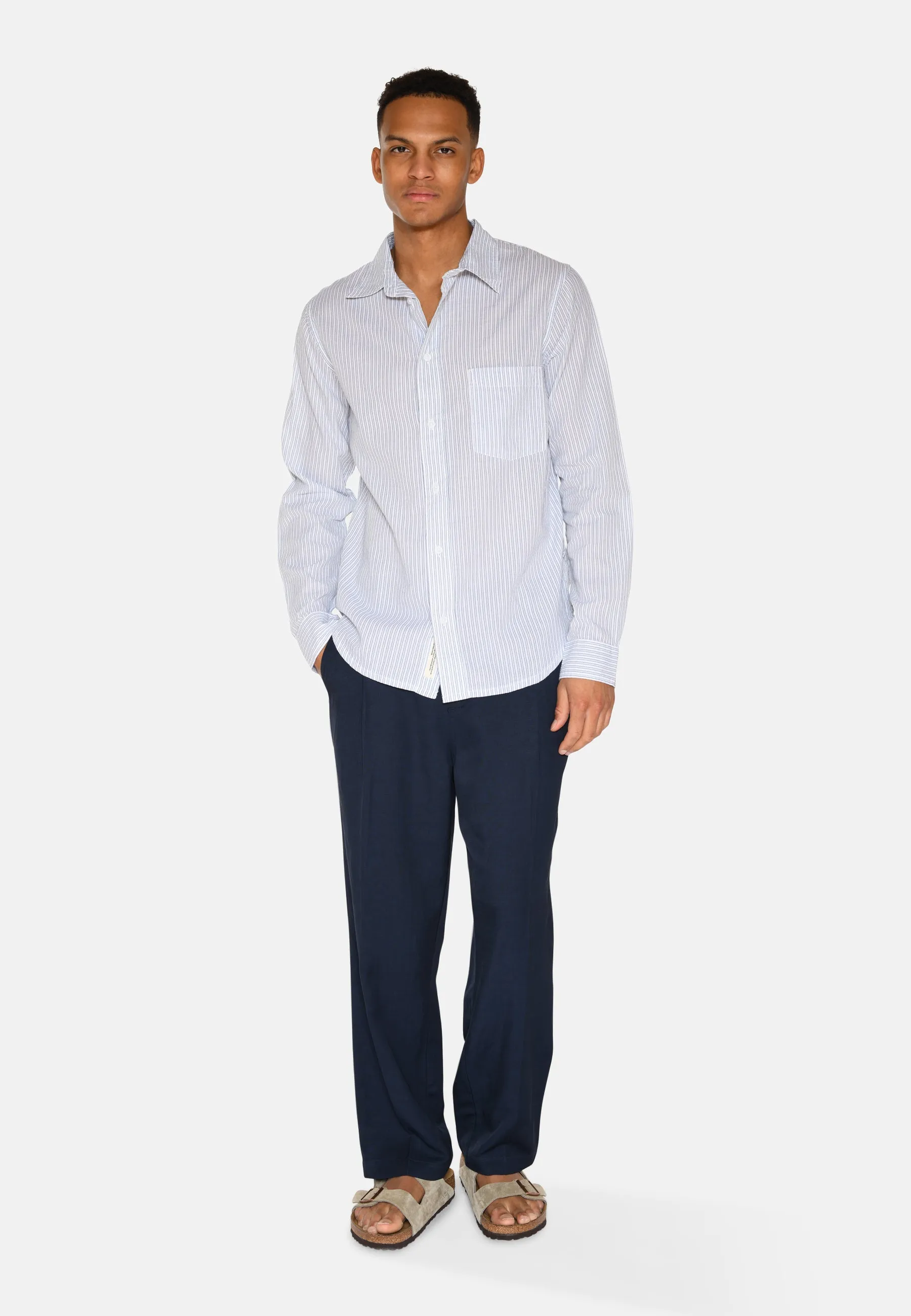 Colt long sleeved reg shirt 4145 - White