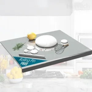 Countertop Stainless Steel Chopping Board for Kitchen,Fruit and Vegetable Cutting & Chopping Board