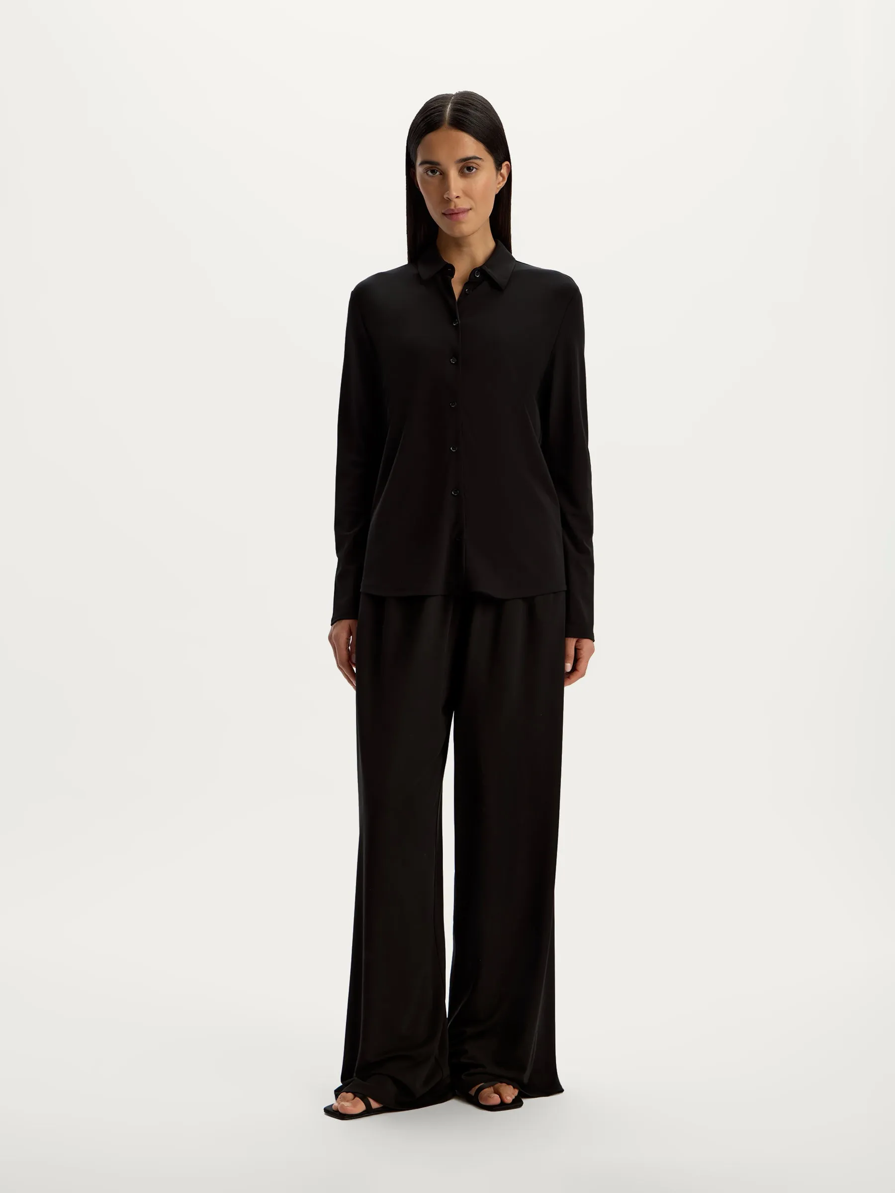 Crepe trousers