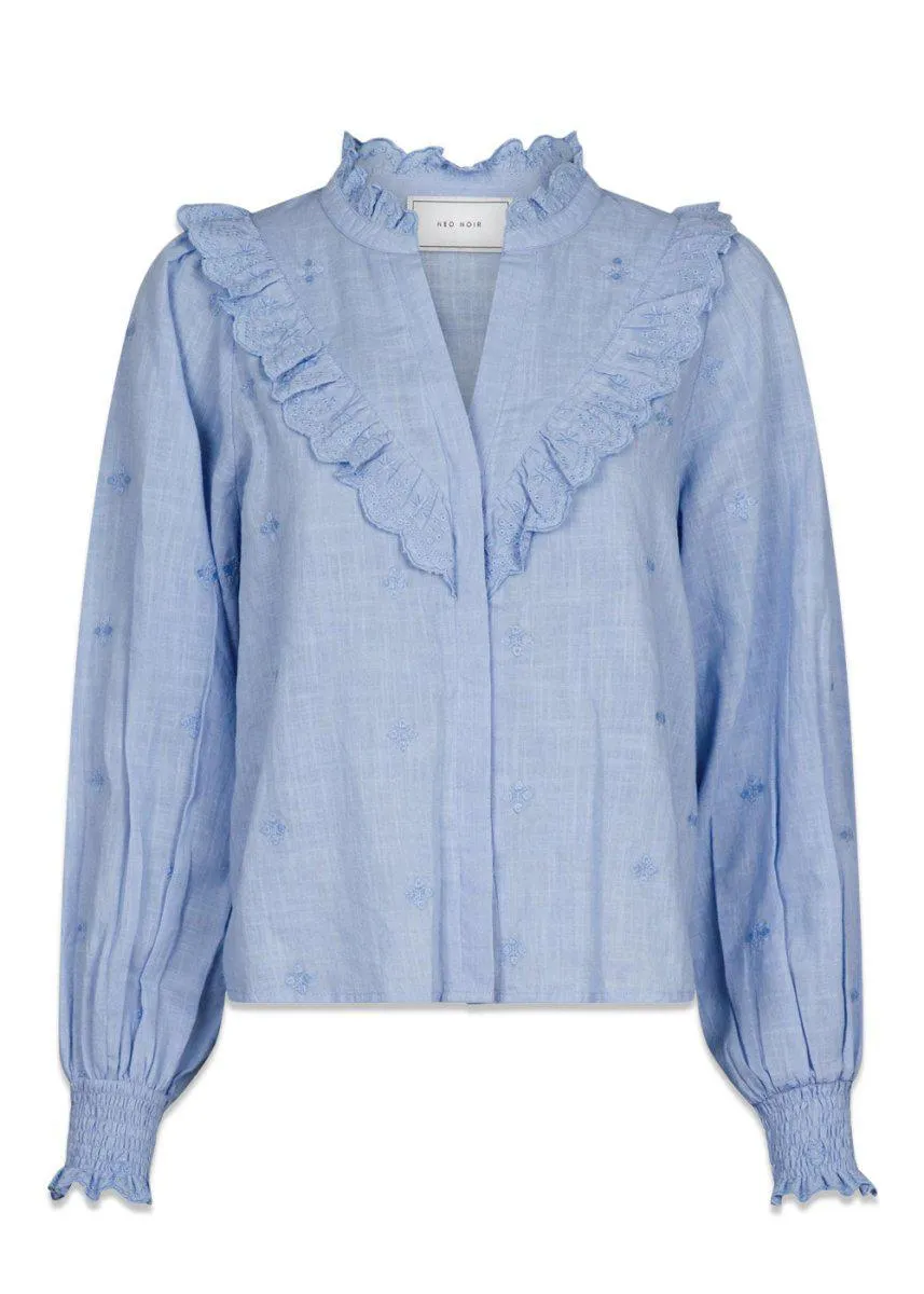 Degas Blouse - Light Blue