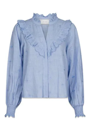 Degas Blouse - Light Blue