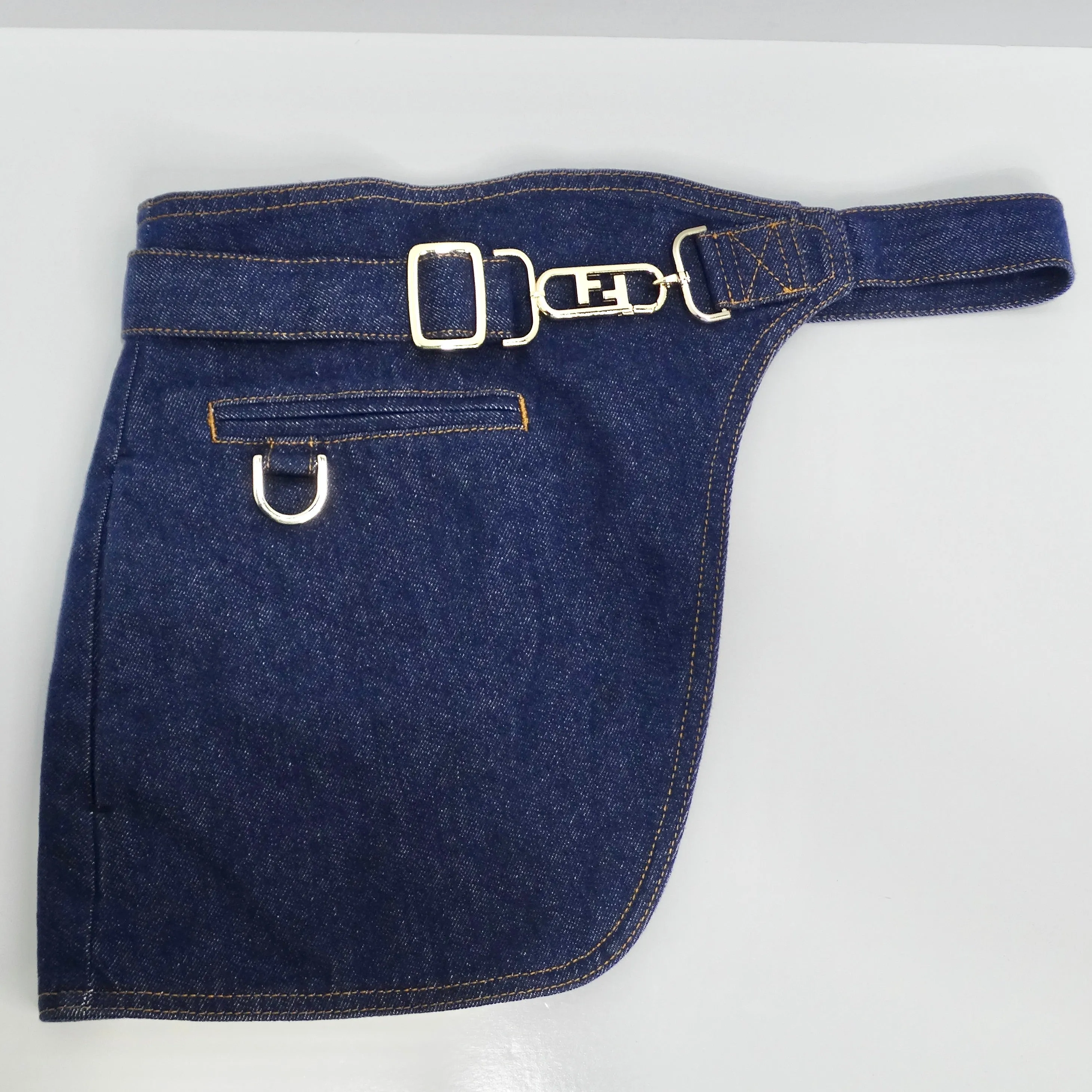 Fendi Denim Skirt Belt