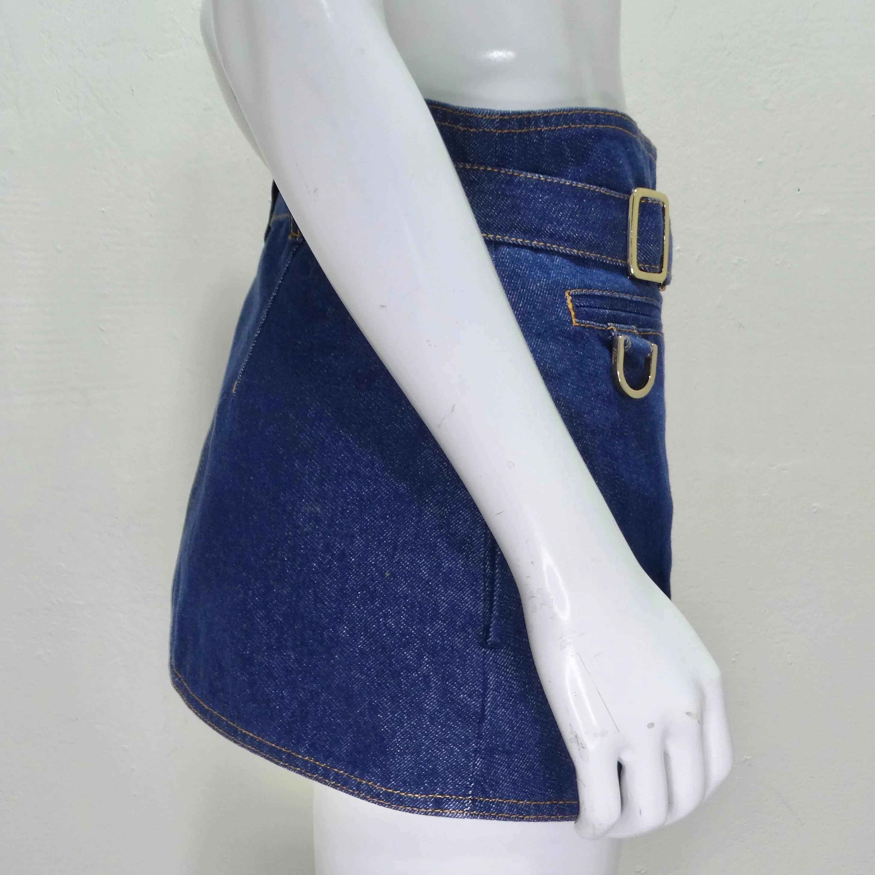 Fendi Denim Skirt Belt
