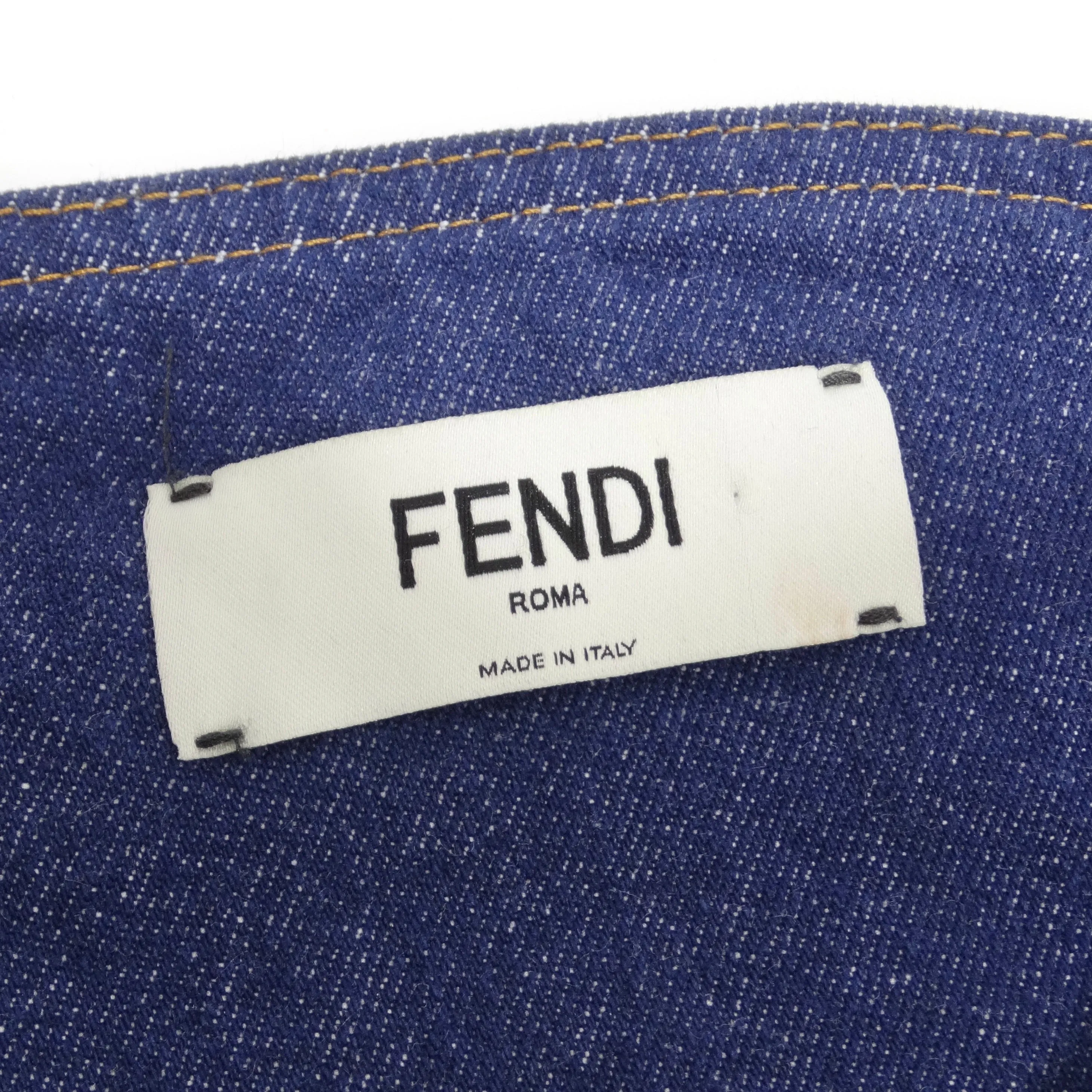Fendi Denim Skirt Belt