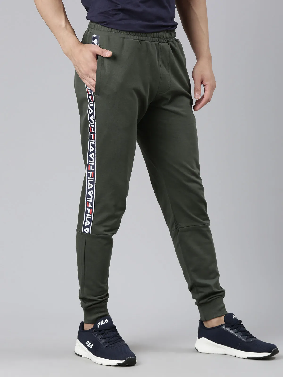 Fila Black Palmer Men's Cuffed Joggers