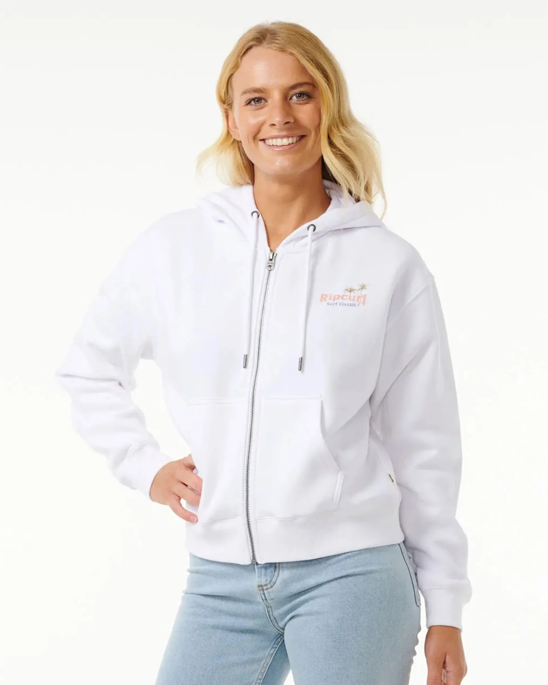 High Tide Scenic Relaxed Zip Through Hood
