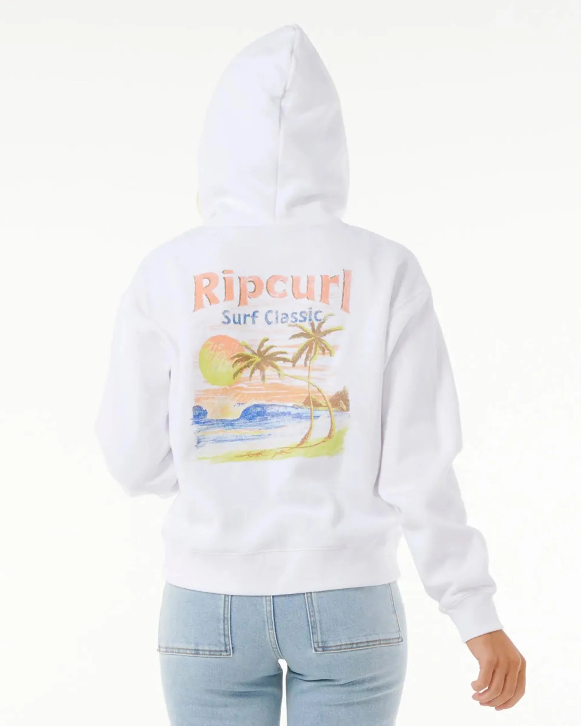 High Tide Scenic Relaxed Zip Through Hood