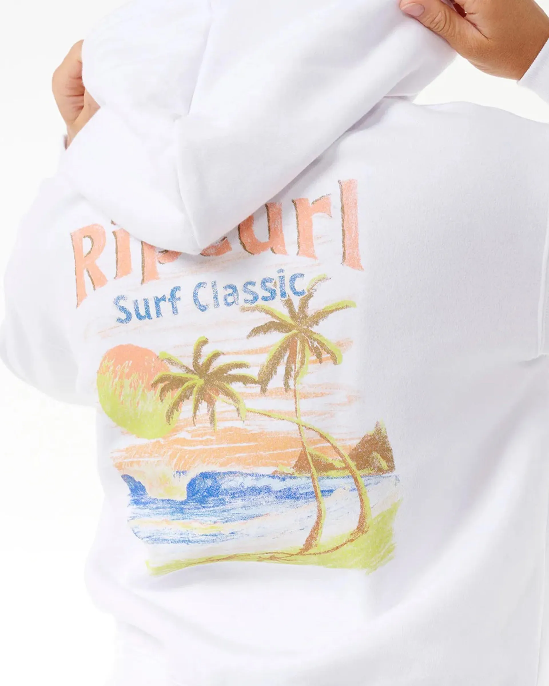 High Tide Scenic Relaxed Zip Through Hood
