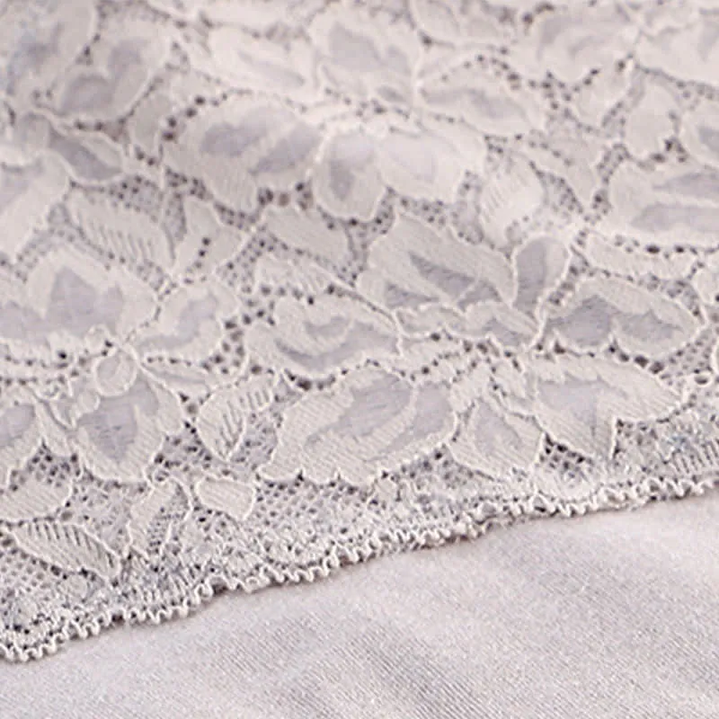 High Waist Lace Shaping Tummy Tuck Brief(3 Packs)