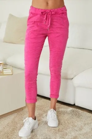 Hot Pink Jogger Pants