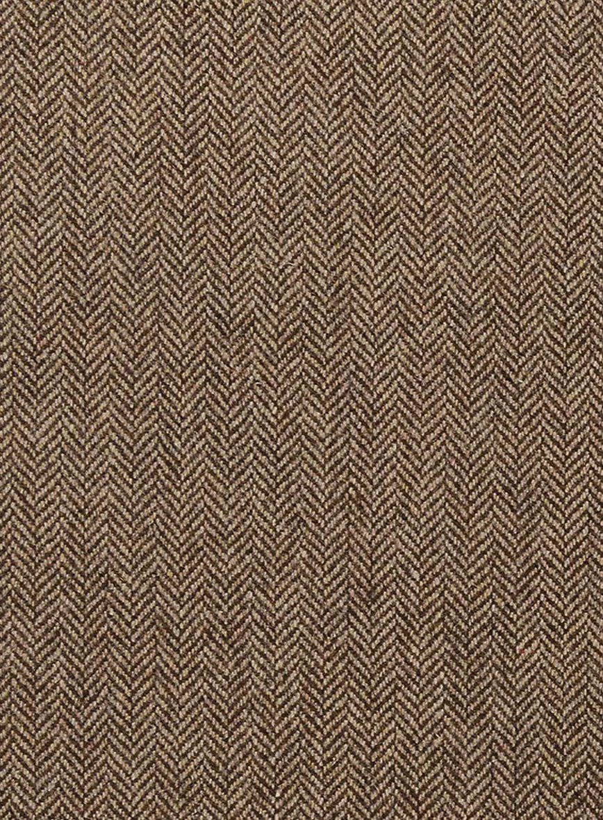 Irish Brown Herringbone Tweed Boys Suit