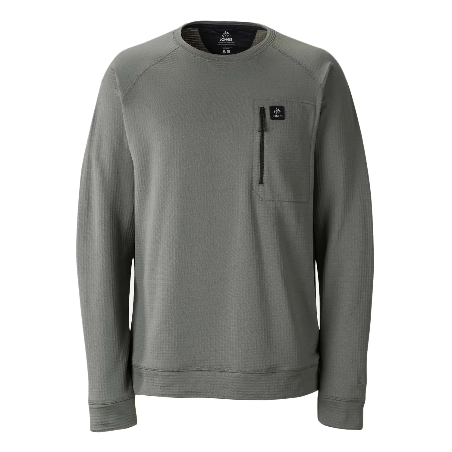Jones Flagship Recycled Grid Fleece Sweater 2023 - Men