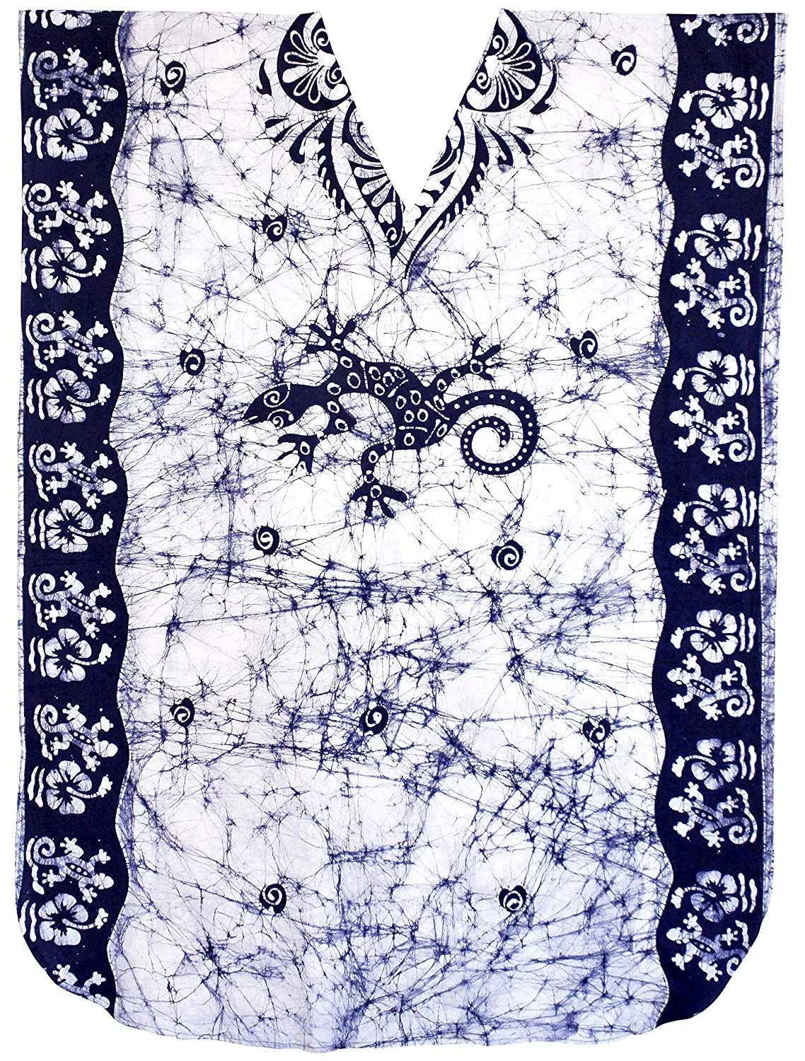 LA LEELA Cotton Batik 09 Women's Kaftan Style Nightgown Cover up Dress Suit