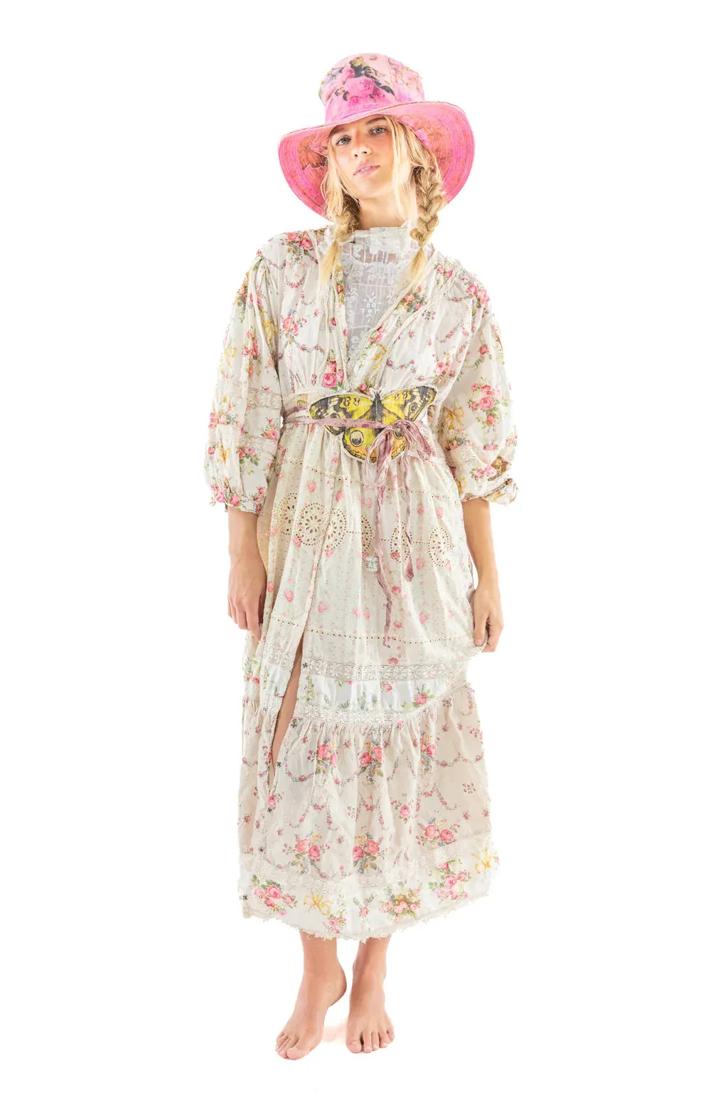 Magnolia  Pearl Dress 902 - Patchwork Floral Chaney Dress - Light Happy