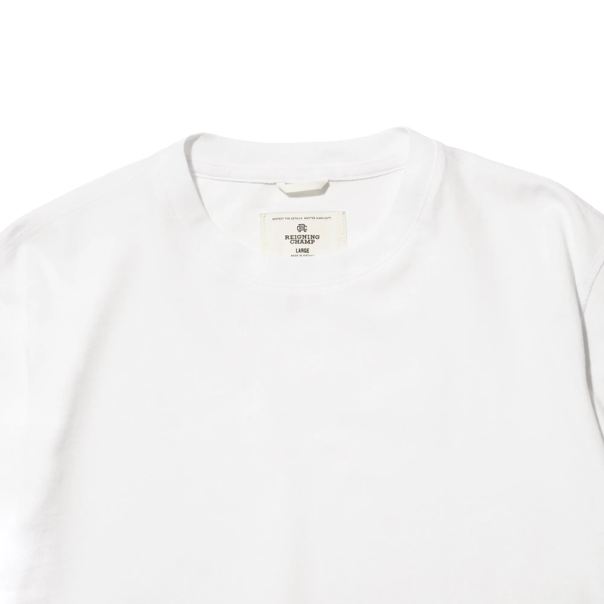 MIDWEIGHT JERSEY CLASSIC T-SHIRT "WHITE"