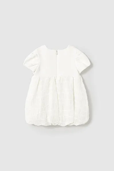 mini girl bubble hem dress