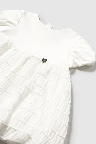 mini girl bubble hem dress