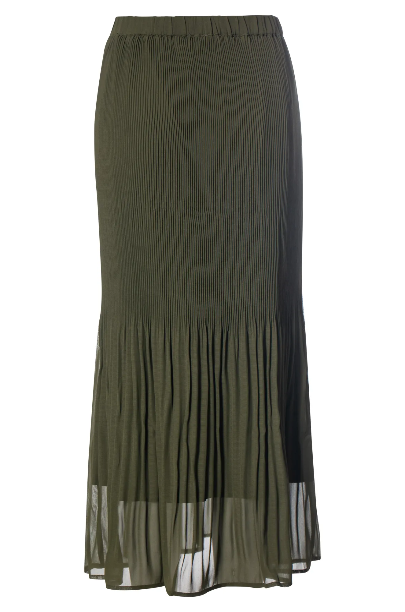 Mini Pleat Chiffon Skirt | OLIVE | 8544ZZ
