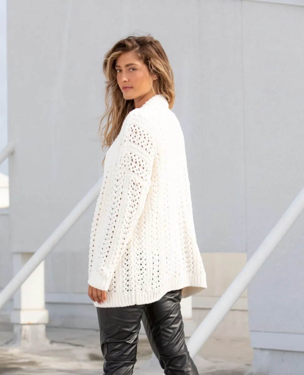 Morocco Cardigan Oat