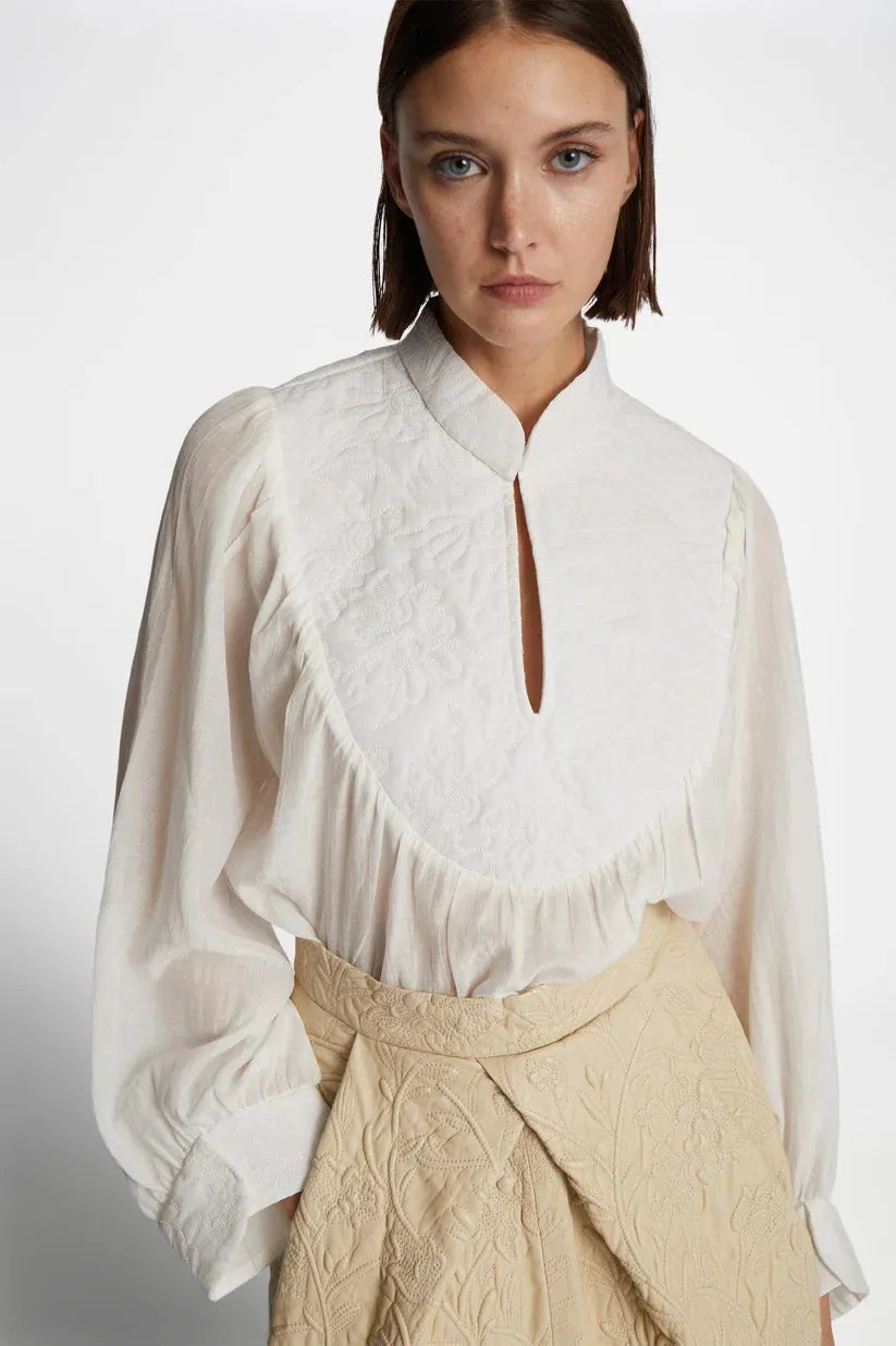 MUNTHE FRANTZ BLOUSE IVORY