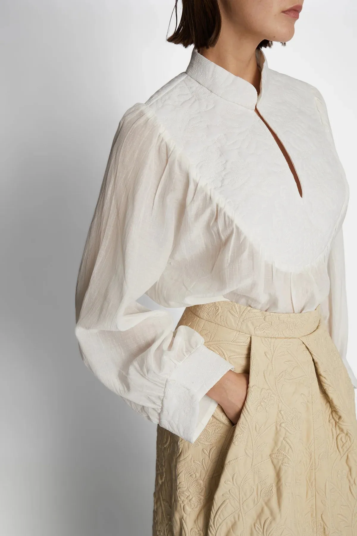 MUNTHE FRANTZ BLOUSE IVORY