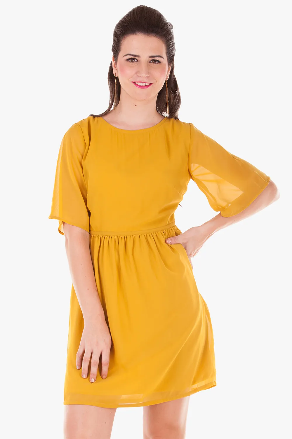 Mustard Dress