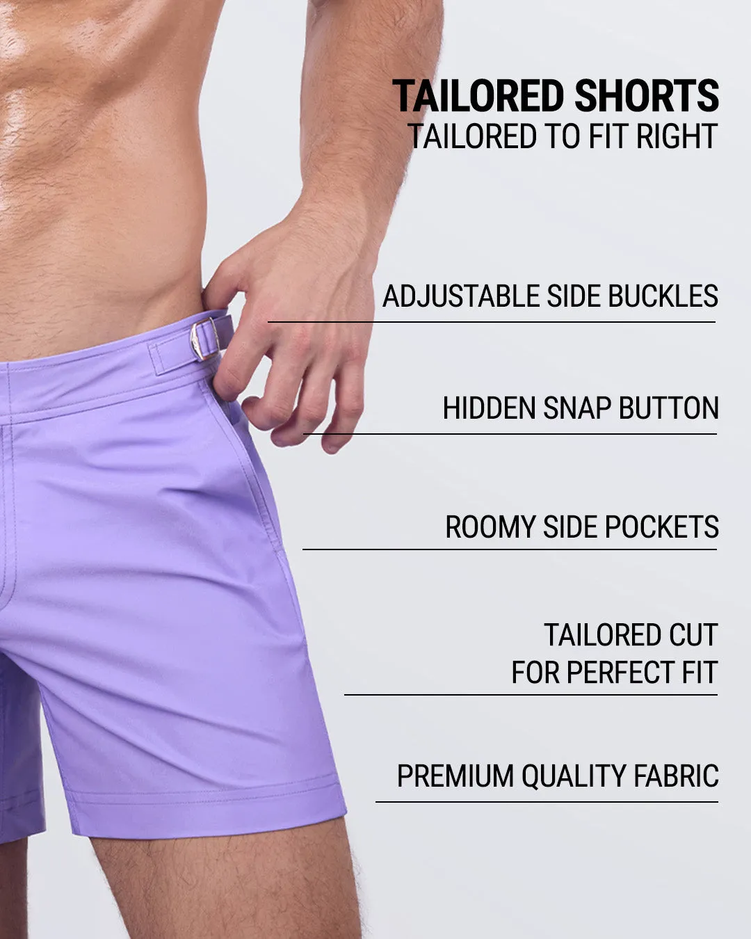 NEO VIOLET - Tailored Shorts