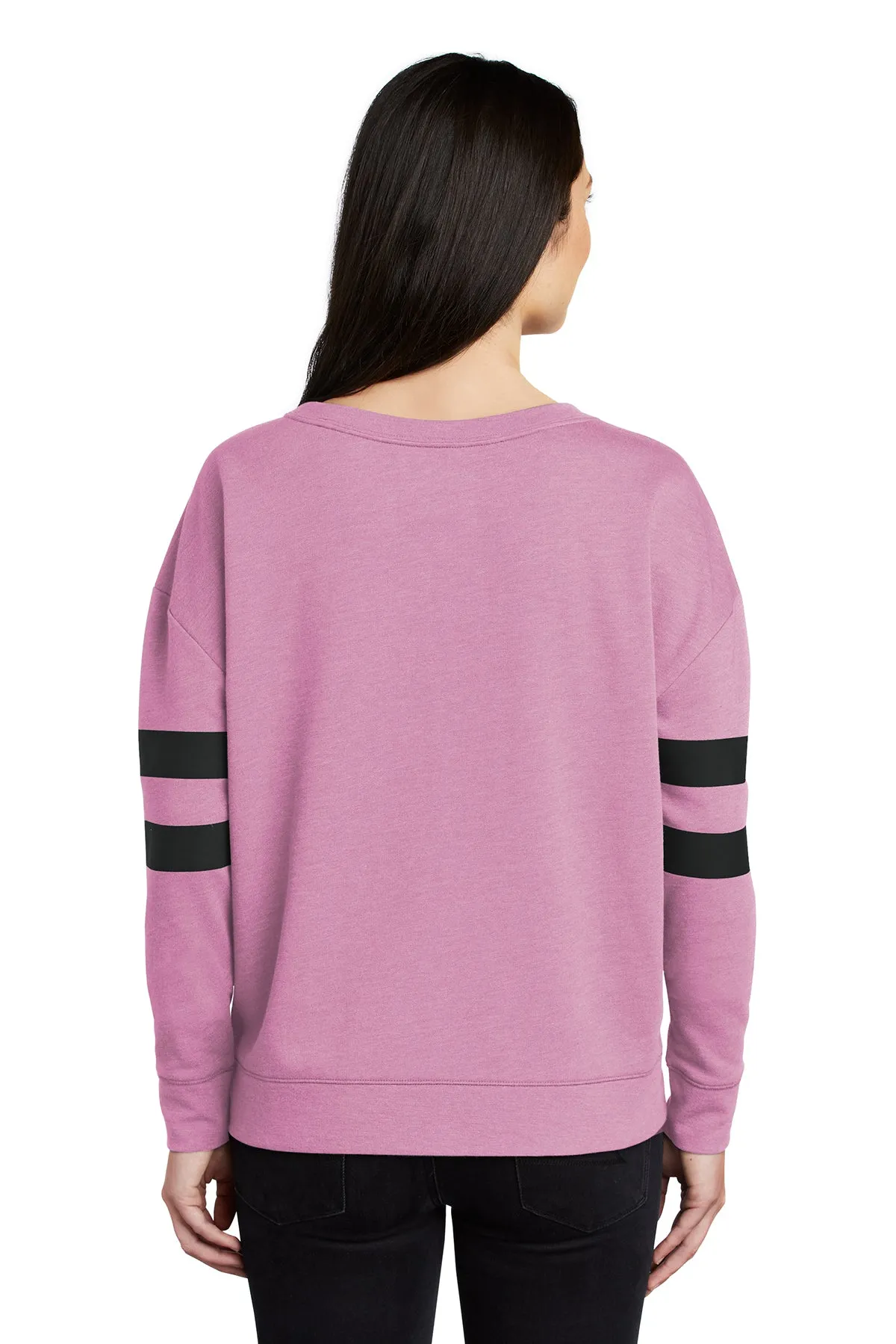 New Era Ladies Tri-Blend Branded Sweatshirts, Lilac Heather