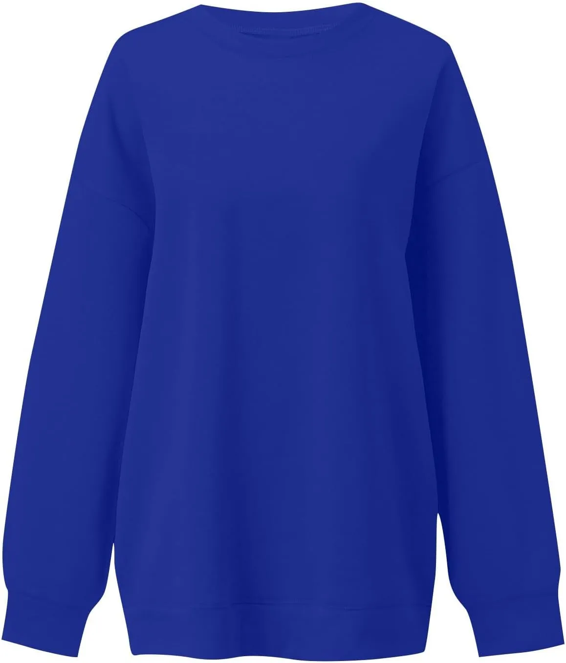 Oversized Sweatshirts for Women Loose Crew Neck Long Sleeve Anxiety Hoodies Casual Drop Shoulder Pullover Sweater