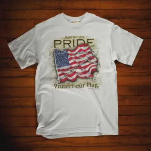 Patriotic American Pride Protect Our Flag Unisex T-Shirt