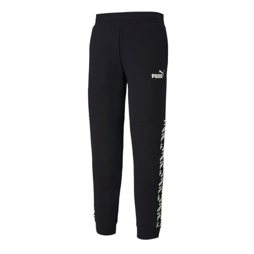 Puma Amplified Mens Black Track Pants