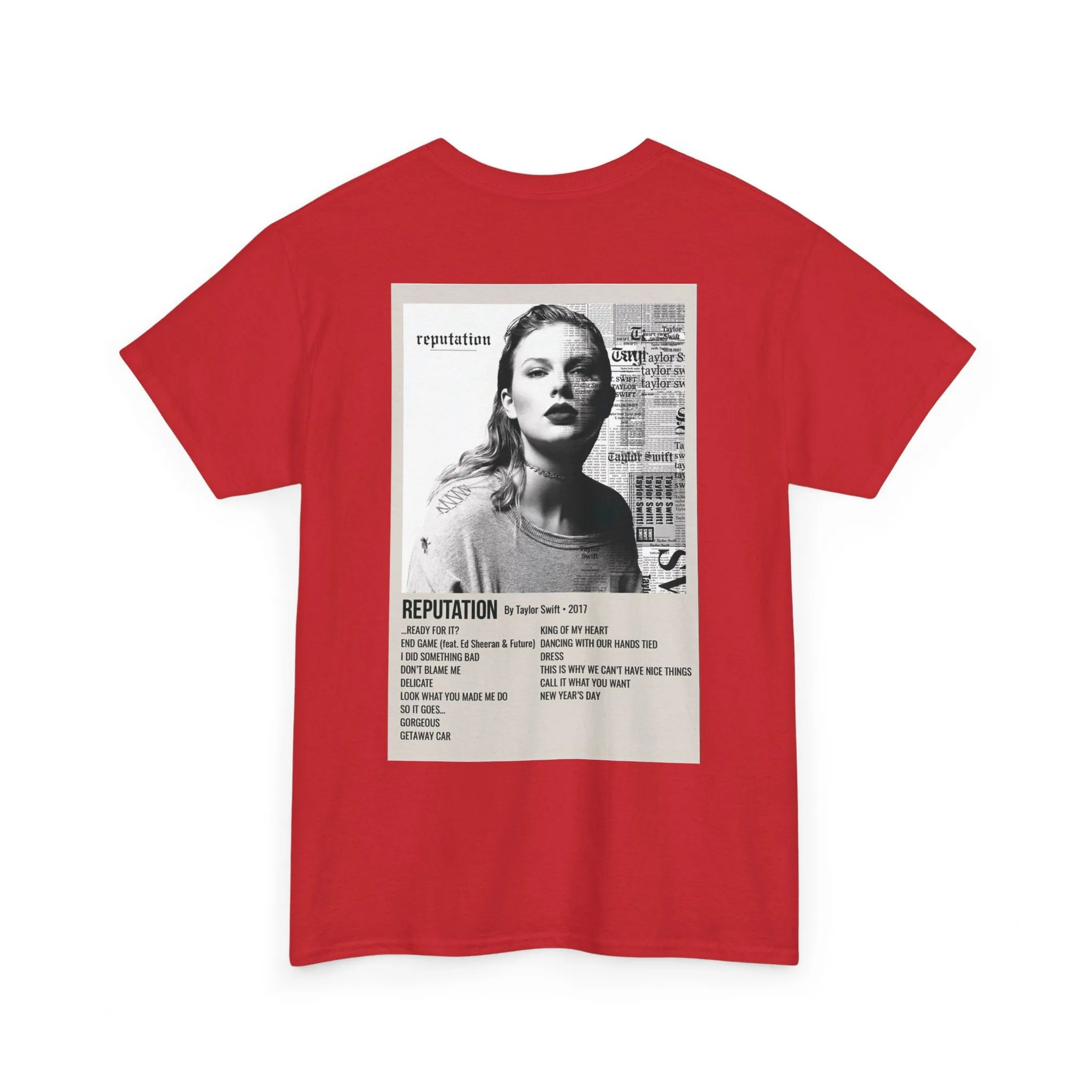 Reputation by Taylor Swift - 2017 Unisex Heavy Cotton Tee
