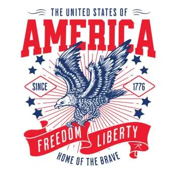 Rothco Freedom & Liberty Patriotic T-Shirt White 18120 18121