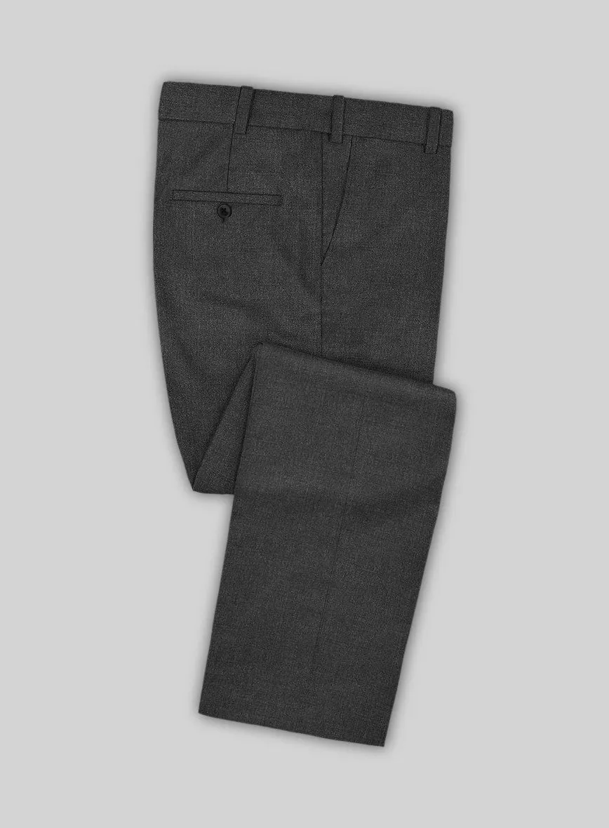 Scabal Londoner Dark Gray Wool Suit
