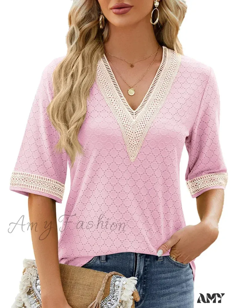 Solid Casual Oversized Elegant Youth Female Tops Blouses