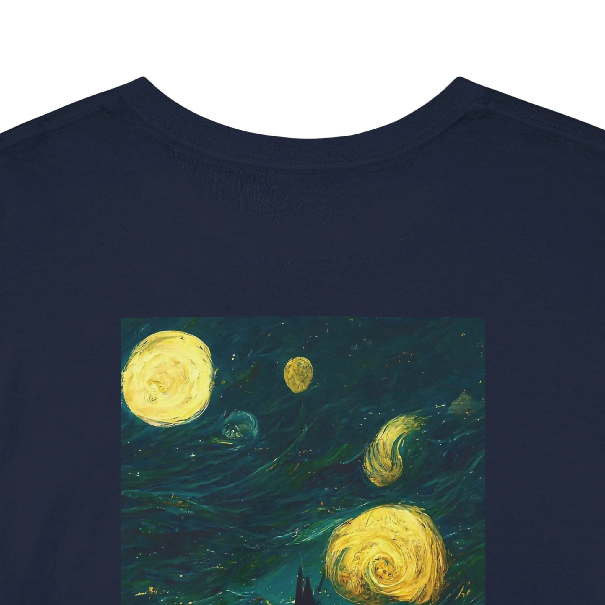 Starry Night Hogwarts Unisex Heavy Cotton Tee