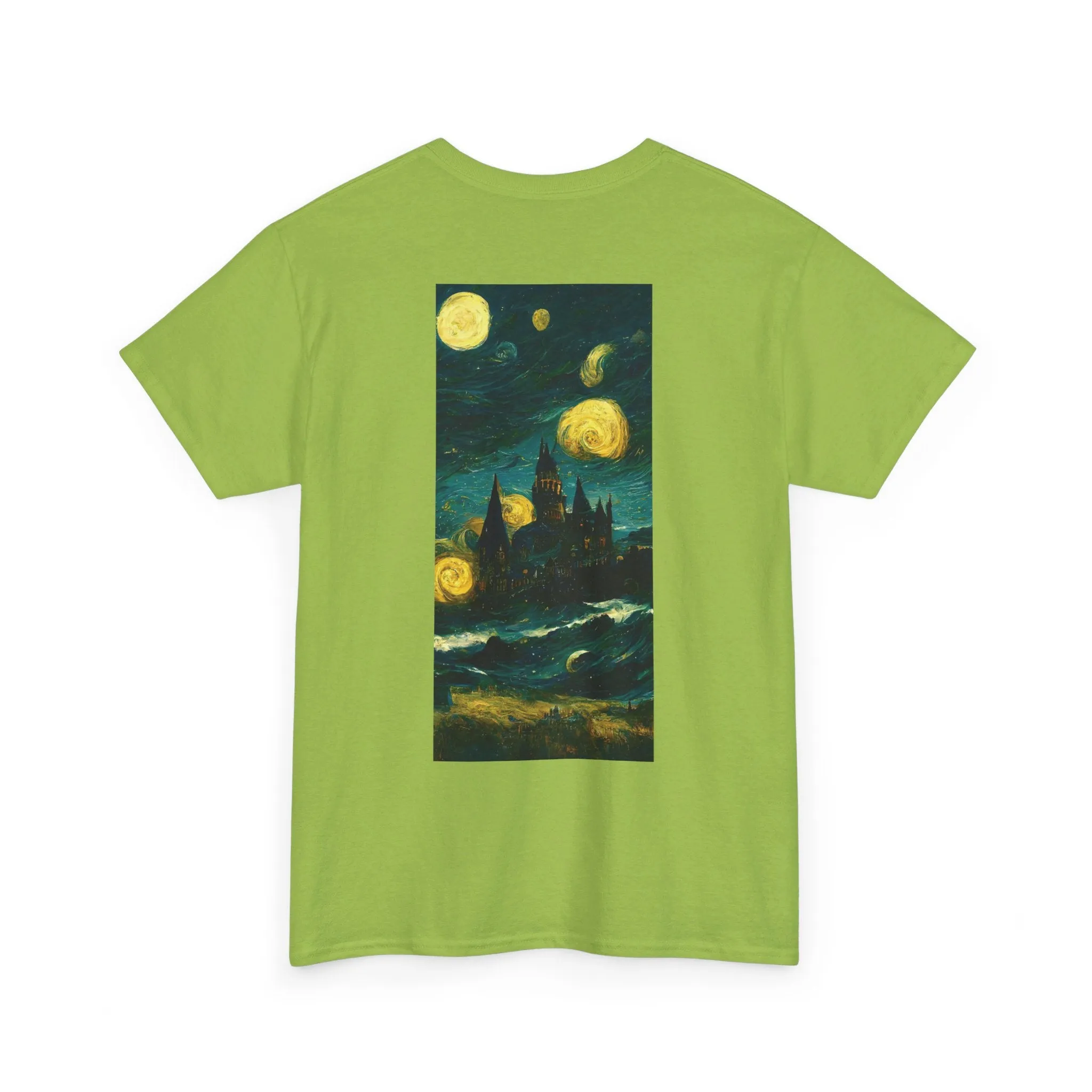 Starry Night Hogwarts Unisex Heavy Cotton Tee