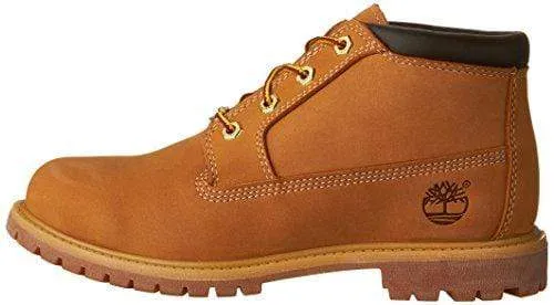 Timberland Women's Nellie Double WP Ankle Boot,Wheat Yellow,6.5 M US