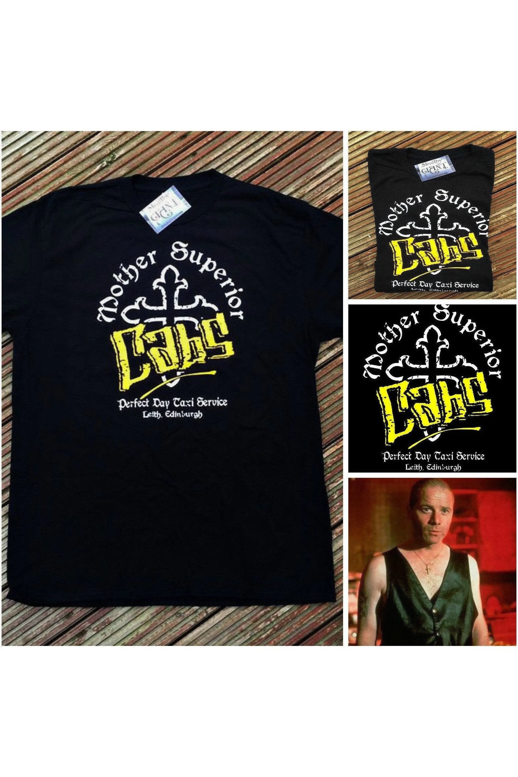 Trainspotting T-Shirt - Mother Superior Cabs | Stealthy Giant